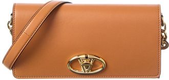 Valentino Vlogo Signature Leather Pouch