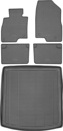 OEM Juego De Alfombrillas De Goma Para Mazda 6 Iii Kombi (2013-2019) + Alfombrilla Para El Maletero