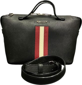 Bally Supra Bowling Small Leather Handbag