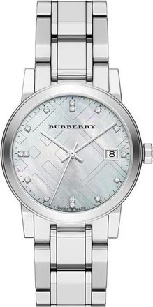 Burberry Accessoires, Dames, Grijs, ONE Size, Bu 9125 Horloge