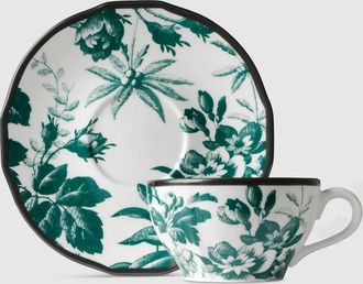 Gucci Set Of Two Herbarium Teacup And Saucer