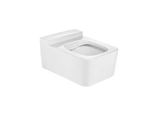 Roca Roca - Taza De Inodoro Suspendido Sin Tapa Rimless Square Inspira Color: Blanco