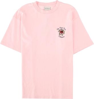 Dr&ocirc;le de Monsieur Slogan Rose T Shirt