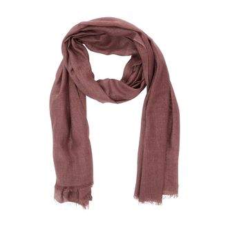 Brunello Cucinelli Accessoires, Dames, Roze, ONE Size, Nylon, Cashmere & Zijde Sprankelende Sjaal