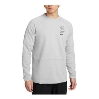Nike DRI-FIT GFX Crewneck Sweatshirt Grey DV9828-077