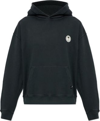 Palm Angels Felpa con cappuccio in cotone - - Sweatshirts & Hoodies - Uomo - Blu - M