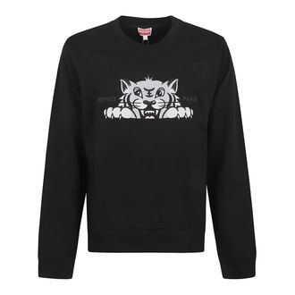 Kenzo Sweatshirts, male, Black, Size: XL Black Sweatshirt Aw25 Casual Style