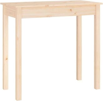 vidaXL Mesa Consola Madera Maciza De Pino 80x40x75 Cm Vidaxl