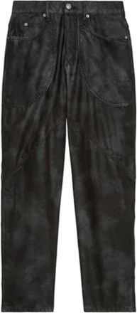 Isabel Marant Kelvina Broek voor een stijlvolle uitstraling - Dames - Regular Fit Jeans - Zwart - 2XS - Jeans