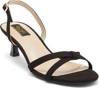 Rachel Roy Estelle Sandal in Black Suede at Nordstrom Rack, Size 6.5