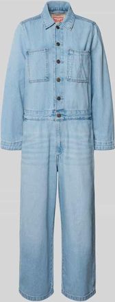 Levi's Regular Fit Jumpsuit in Denim-Optik Modell Iconic in Hellblau, Größe XS