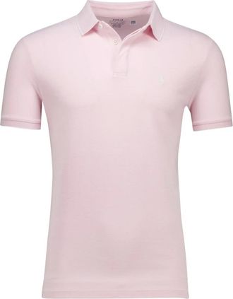 Polo Ralph Lauren Tops, Heren, Roze, XL, Roze Poloshirt Korte Mouw