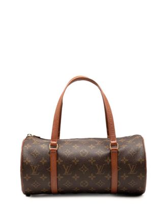 Louis Vuitton 1994 Monogram Papillon 30 handbag - women - Fabric/Calf Leather/Leather - One Size - Brown