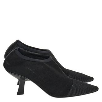 Ferragamo Agata 70 Mesh Pointed-Toe Boots, Size 7 C