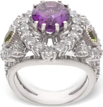 Dolce & Gabbana Anello Eleganza con pietre - Argento