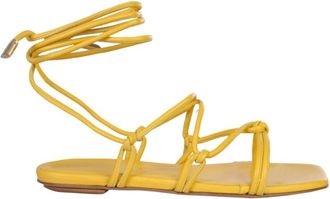 Gia Borghini Yellow Solid Bella Sandals