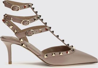 Valentino Garavani Slingback Rockstud in pelle con borchie e tacco medio a stiletto