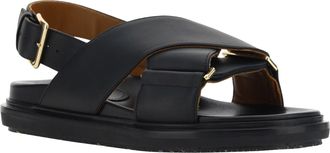 Marni Womens Fussbett Sandals Black