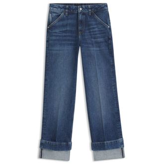 BOSS Slim-fit jeans in indigo stretch denim