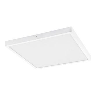 Loops Wall / Ceiling Light White 400mm Square Surface Mounted 25W LED 4000K