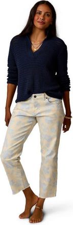 Carve Designs Austin Crop Jean in Ecru Kokomo at Nordstrom, Size 10