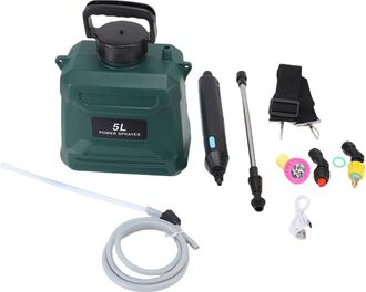 OEM Pulverizador El&eacute;ctrico De Jard&iacute;n De 5 Litros, Muy Eficiente Y Duradero, Con Boquillas Y Lanza Retr&aacute;ctil Para Limpieza Y Deshierbe