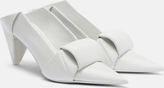 Loewe Origami leather mules