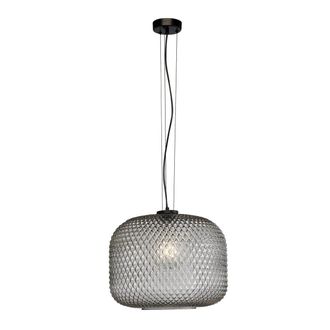Luce-Ambiente-Design Ashford Suspension in Grey Glass 150x40 Cm