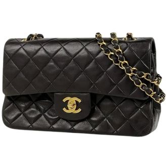 Chanel Pre-owned Matelasse schoudertas - Dames - Pre-owned - Zwart - Maat: ONE Size Leer