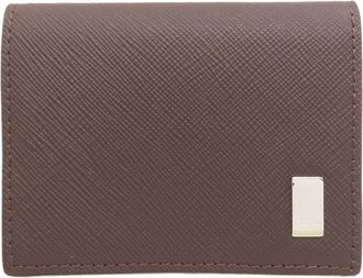 Dunhill Dark Brown Pvc Coin Purse/Coin Case (Pre-Owned)