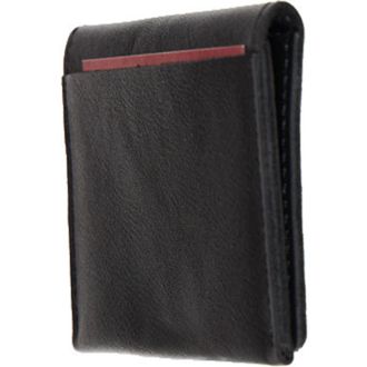 Giorgio Martello Milano Leather Card Case in Black at Nordstrom