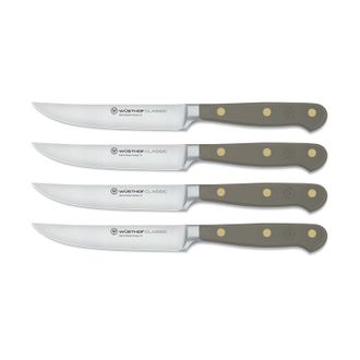 W&uuml;sthof Classic 4 Piece Steak Knife Set, Velvet Oyster