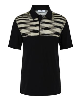 M Missoni Contrasting-Collar Polo Shirt