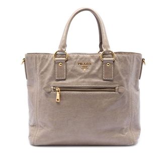 Prada Pre-owned Prada Vitello Shine Front Pocket Convertible Tote Ladies 29BYA3FV9DGXGTSQ