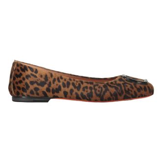 Santoni Ballerinas, female, Multicolor, Size: 10 1/2 US Leather Ballet Flats