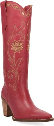 Dingo Miss Daisy Knee High Western Boot in Pink at Nordstrom, Size 7.5