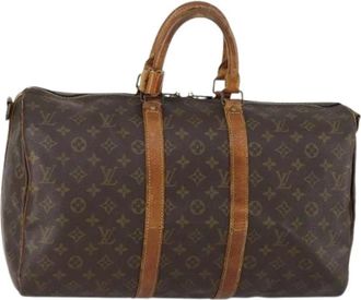 Louis Vuitton Pre-owned Weekend Bags, female, Brown, Size: ONE SIZE Pre-owned Weekend Bag