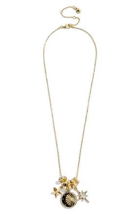 BaubleBar Cressida Celestial Charm Necklace in Gold at Nordstrom