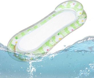 No Brand Flotador Inflable Para Piscina - Reposacabezas Ergon&oacute;mico Con Lentejuelas De Girasol, Tumbona Flotante, Balsa, Hamaca Para Lago, Playa, R&iacute;o O Parque A