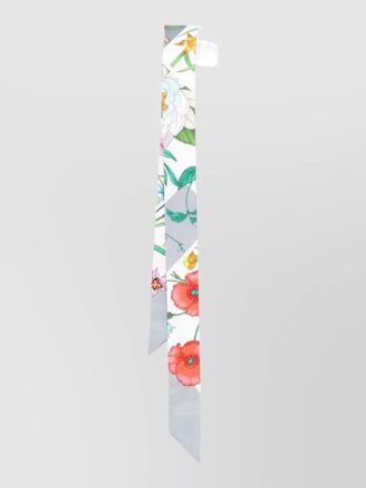 Gucci silk foulard floral pattern lightweight long