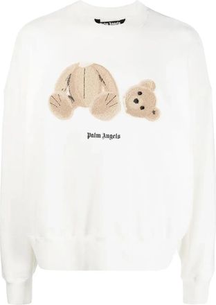 Palm Angels SS22 PA Bear Creoff White Brown PMBA026C99FLE0020360