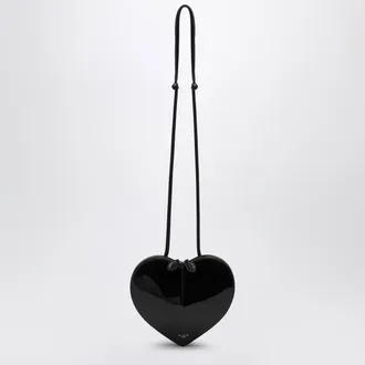 Alaia Le Coeur black patent leather bag