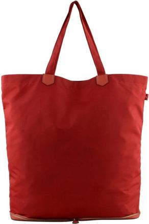 Pourchet Easy Travel Grand Tote - Dames - Shoppers - Rood - ONE Size - Leer - Tassen