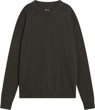 Rick Owens Concordians trui met ronde hals - Heren - Truien - Groen - Maat: S Wol