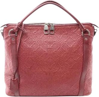 Louis Vuitton Pre-owned Ixia PM Monogram Antheia Handtas - Dames - Vintage Handtas - Rood - ONE Size - Leer - Vintage