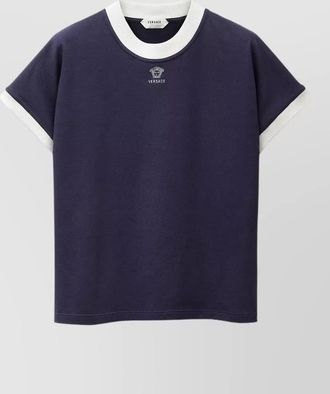 Versace slim-fit short-sleeve cotton t-shirt
