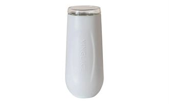 Vinglac&eacute; Stainless Steel Champagne Flute In White