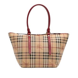 Burberry Pre-owned Tote Bags, female, Beige, Size: ONE SIZE Pre-owned Canvas Tote Bag