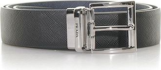 Prada Reversible Belt In Saffiano Leather