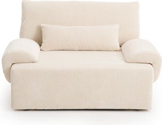 La Redoute Interieurs Omvormbare zetel in geribd fluweel, 2-zit, Maona